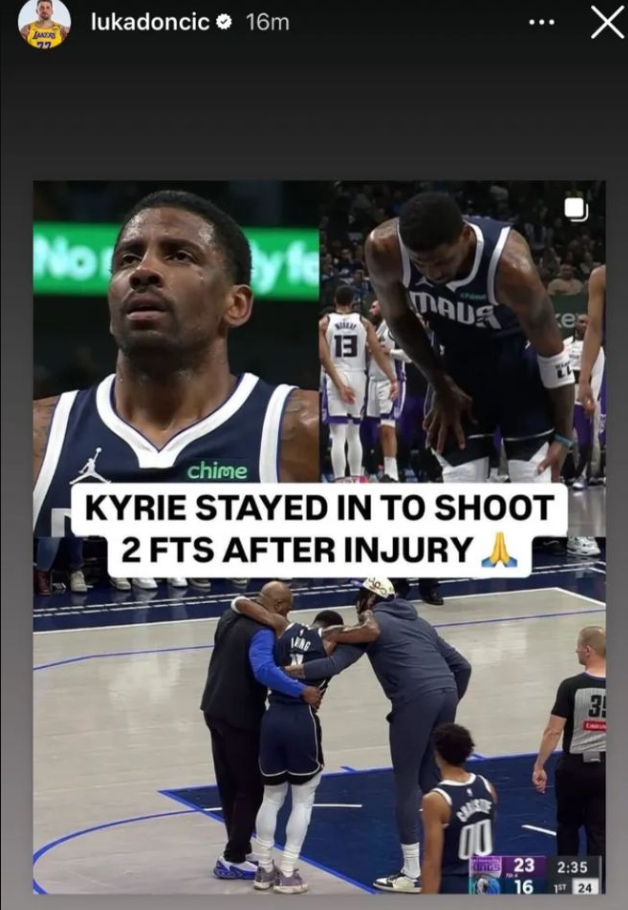 NBA / 来自前队友的爱！厄文重伤离场，东契奇为其精神送上尊重、詹姆斯则为其祈祷！-黑特篮球-NBA新闻影音图片分享社区