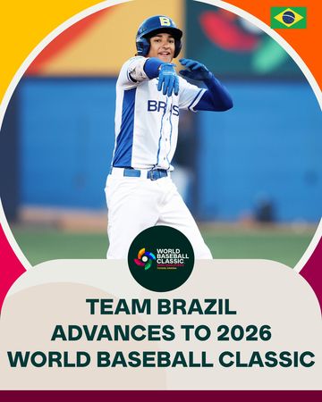 ▲▼巴西晋级2026经典赛正赛。（图／翻摄自X／World Baseball Classic）