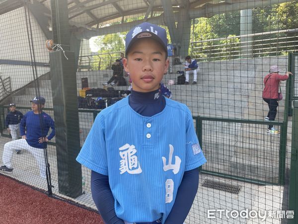 ▲谢国城盃少棒，谢承濬开轰。（图／记者杨舒帆摄）