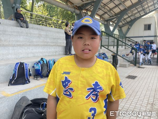 ▲陈泊瑞敲生涯首轰，带领台中市扣倒台南市。（图／记者杨舒帆摄）
